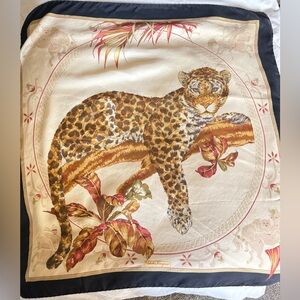 Salvatore Ferragamo Iconic “Leopard” Silk Scarf